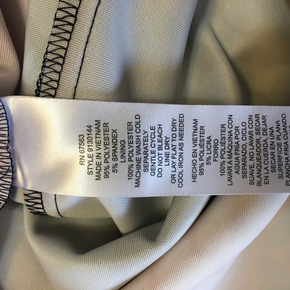 NEW sz 6 SLNY Dress Black/Floral Summer/Cruise 5689 - Picture 8 of 10